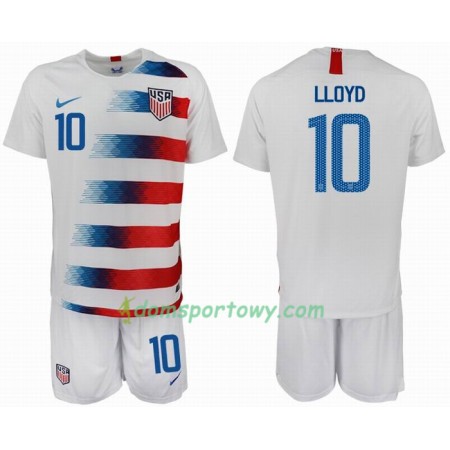 Koszulka Stany Zjednoczone LLOYD 10 Dziecięcy Domowe Koszulki Piłkarskie 2018-2019 Krótki Rękaw